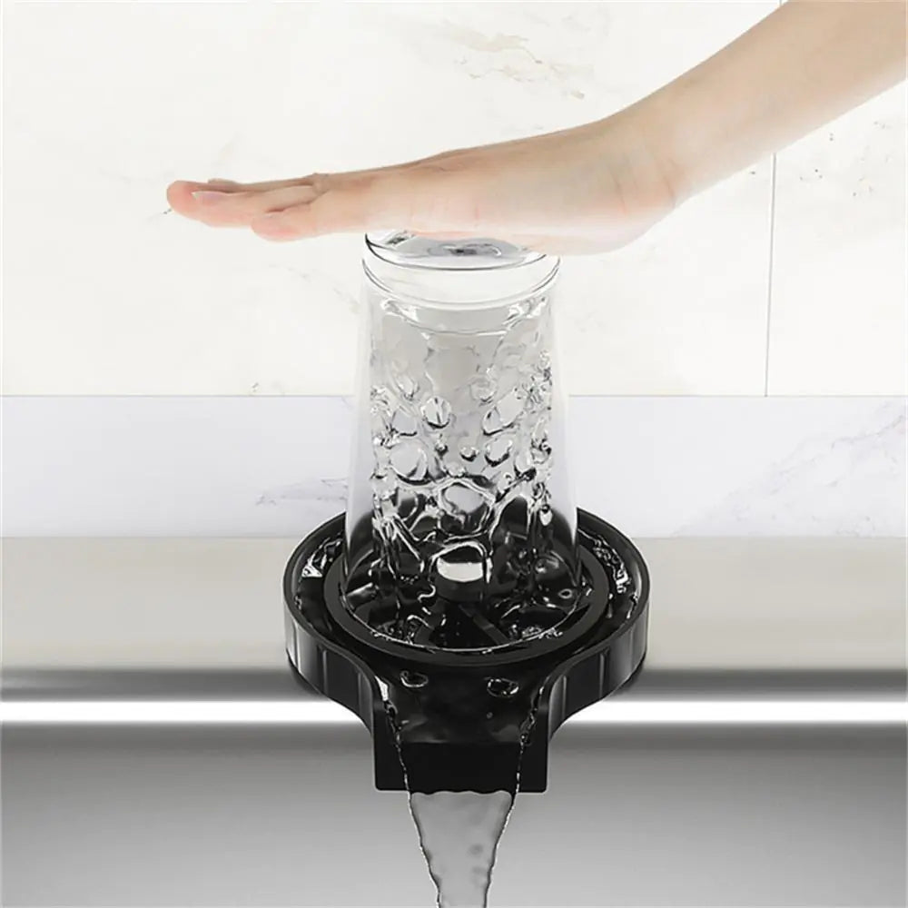 Rinse aid for high-pressure cups